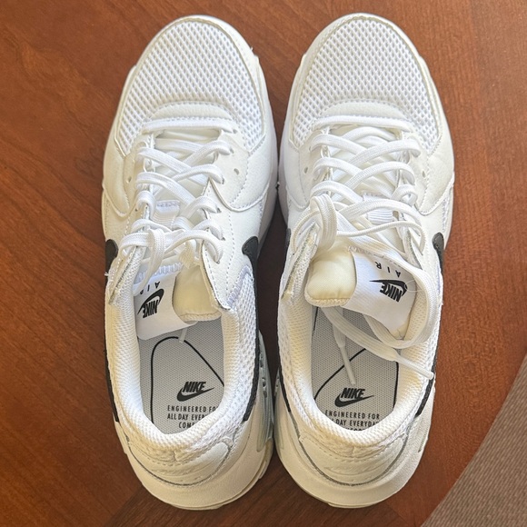 Nike White and Black Air Max Excee Sneakers - Picture 2 of 7